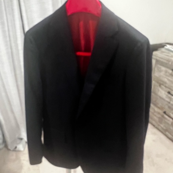 Slight worn Suit Supply 42 R Navy Sienna Suit Coat - Picture 11 of 11